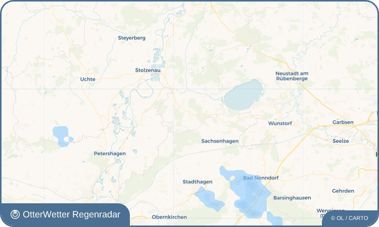 OtterWetter Regenradar-Widget Münchehagen