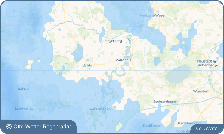 OtterWetter Regenradar-Widget Müsleringen