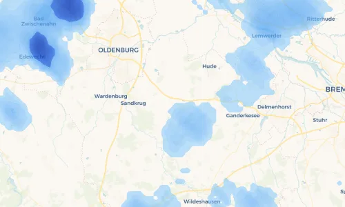 Regenradar Vorschaubild - Aktuelle Niederschläge in Munderloh und Umgebung