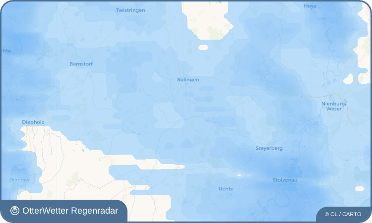 OtterWetter Regenradar-Widget Munterburg