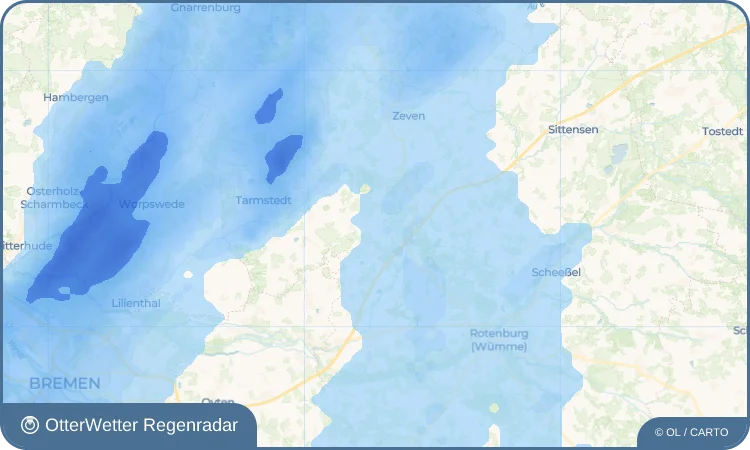 Wetter-Widget-Vorschau mit Vorhersagedaten für Nartum