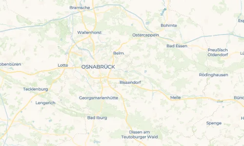 Regenradar Natbergen: aktuelle Niederschläge in Natbergen und Umgebung, Stand 29. Oktober 2026 um 17:00 Uhr