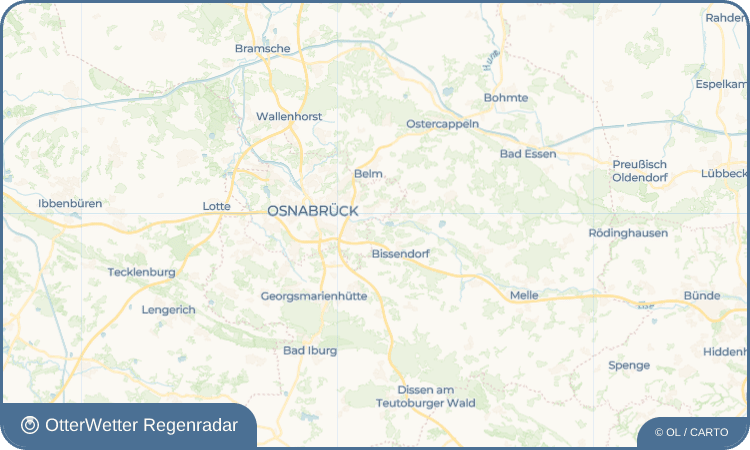 OtterWetter Regenradar-Widget Natbergen