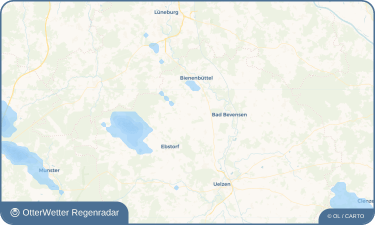 OtterWetter Regenradar-Widget Natendorf
