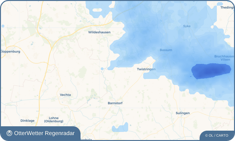 OtterWetter Regenradar-Widget Natenstedt