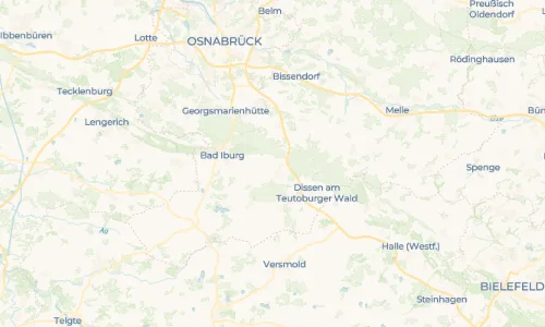 Regenradar Natrup: aktuelle Niederschläge in Natrup und Umgebung, Stand 18. Oktober 2026 um 15:25 Uhr