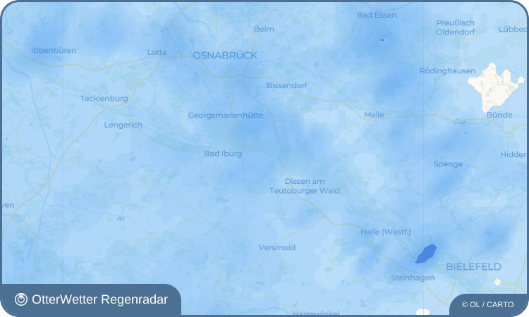 OtterWetter Regenradar-Widget Natrup