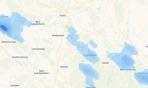 Regenradar Vorschaubild - Aktuelle Niederschläge in Nauen und Umgebung
