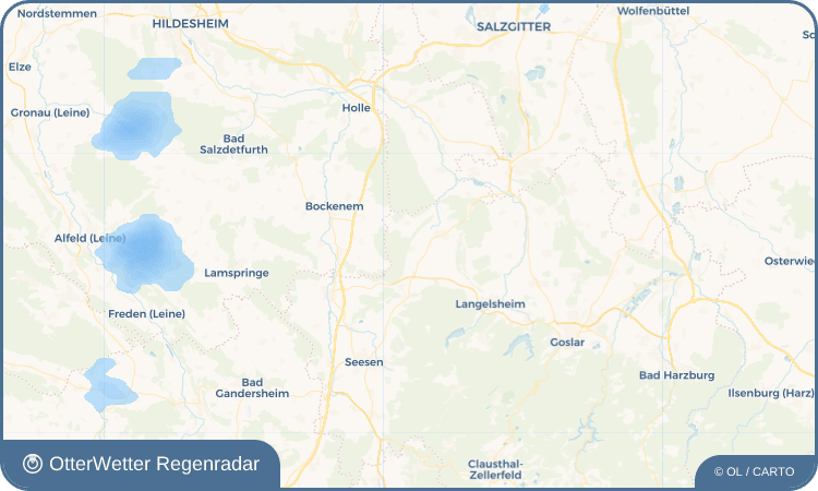 OtterWetter Regenradar-Widget Nauen