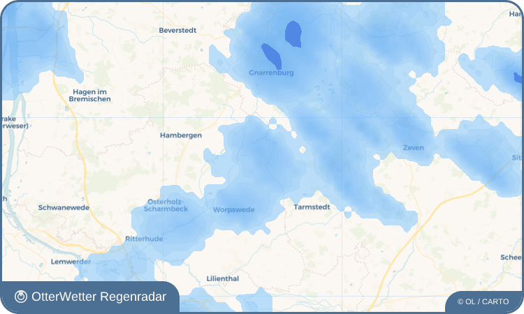 OtterWetter Regenradar-Widget Neen Moor (ehem. Neu-Heudorf)