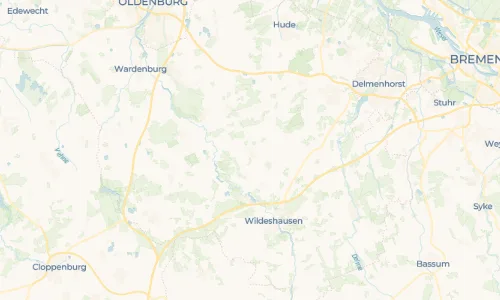 Regenradar Neerstedt: aktuelle Niederschläge in Neerstedt und Umgebung, Stand 27. Oktober 2026 um 21:35 Uhr
