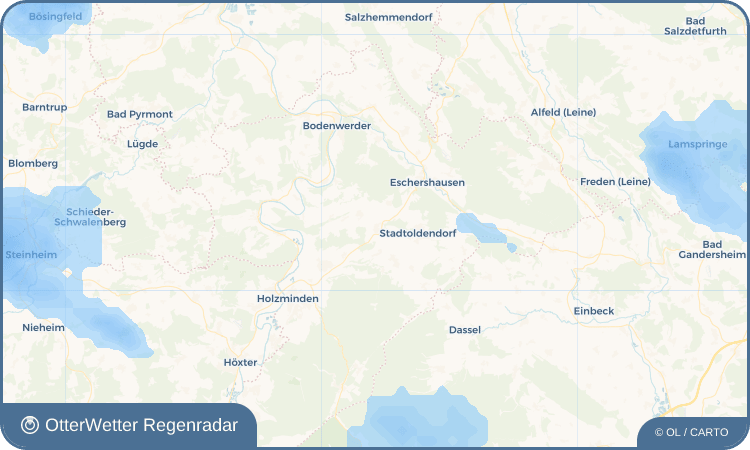OtterWetter Regenradar-Widget Negenborn