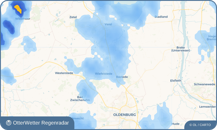 OtterWetter Regenradar-Widget Nethen