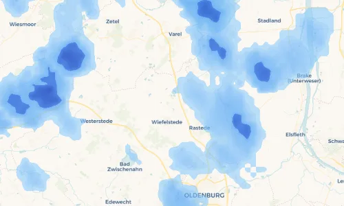 Regenradar Vorschaubild - Aktuelle Niederschläge in Nethenerfeld und Umgebung