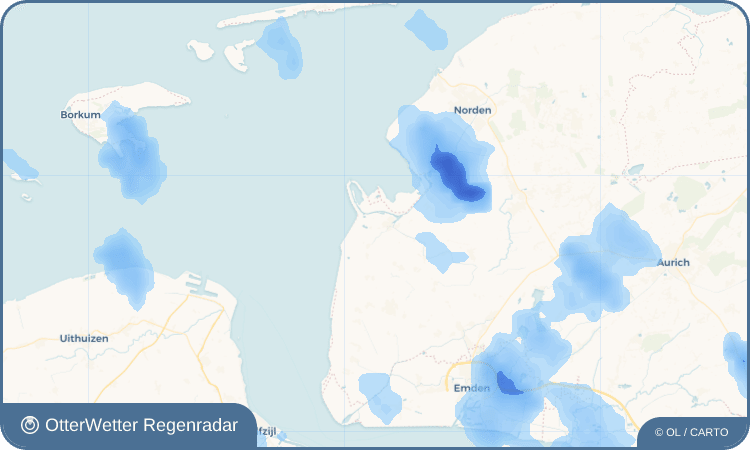 OtterWetter Regenradar-Widget Neu Hauen