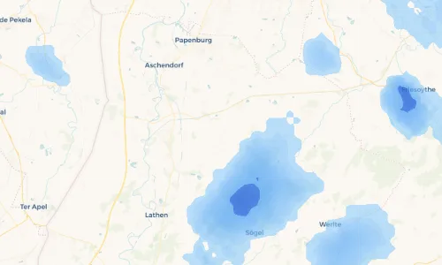 Regenradar Vorschaubild - Aktuelle Niederschläge in Neubörger und Umgebung