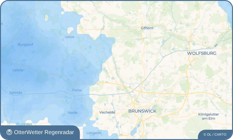 Wetter-Widget-Vorschau mit Vorhersagedaten für Neubrück