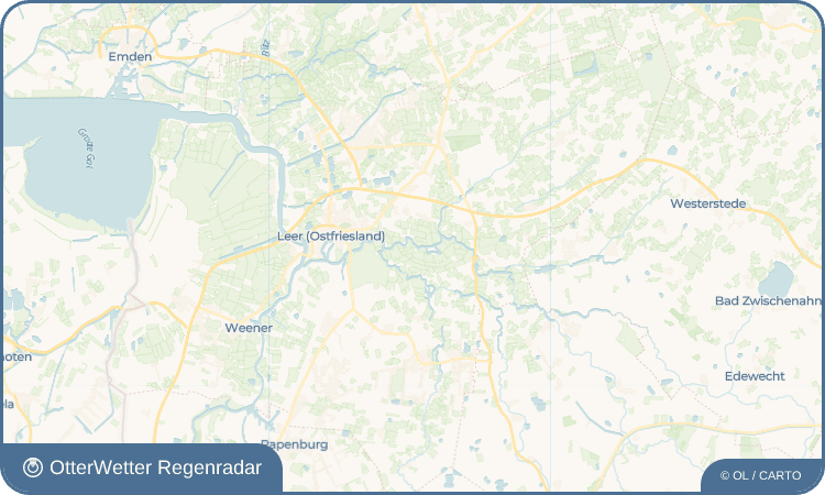 OtterWetter Regenradar-Widget Neuburg