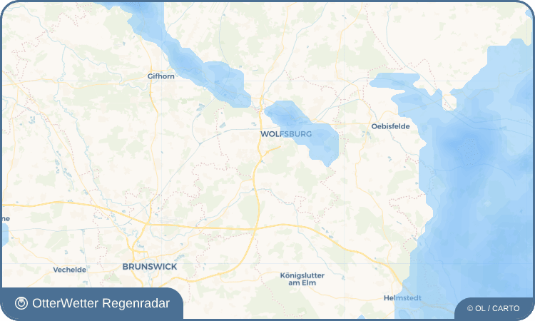 OtterWetter Regenradar-Widget Neue Burg