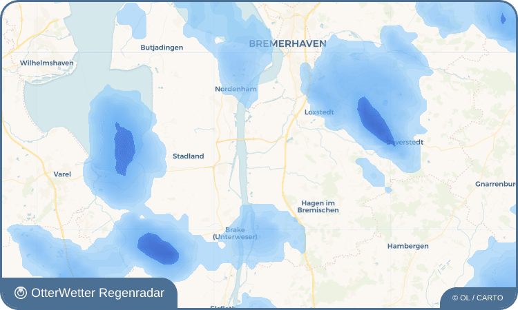 OtterWetter Regenradar-Widget Neuenlande