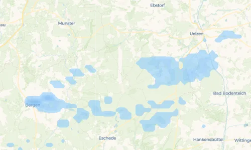 Regenradar Neuensothrieth: aktuelle Niederschläge in Neuensothrieth und Umgebung, Stand 25. Oktober 2026 um 3:20 Uhr