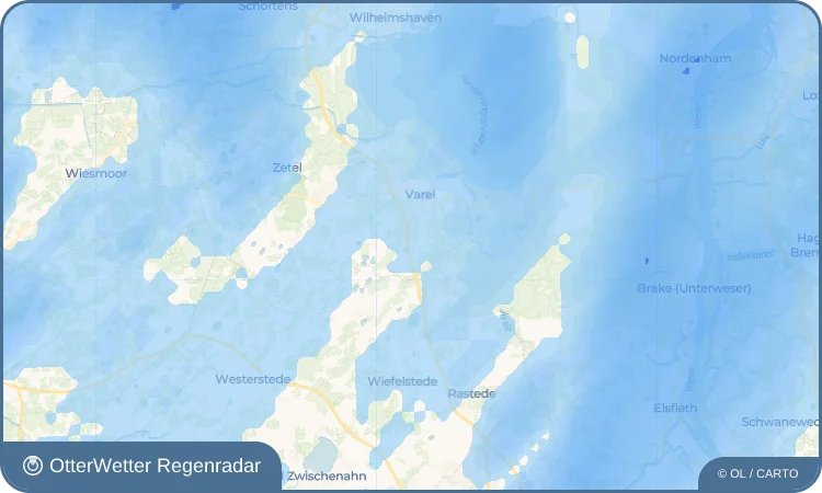 Wetter-Widget-Vorschau mit Vorhersagedaten für Neuenwege