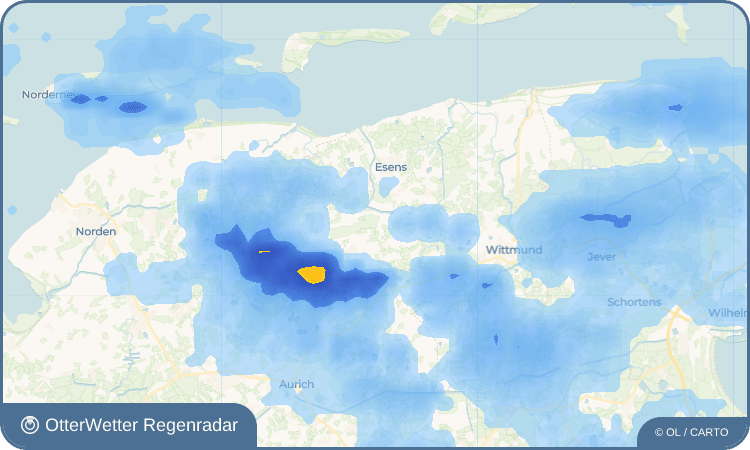 OtterWetter Regenradar-Widget Neugaude