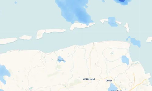 Regenradar Vorschaubild - Aktuelle Niederschläge in Neuharlingersiel und Umgebung