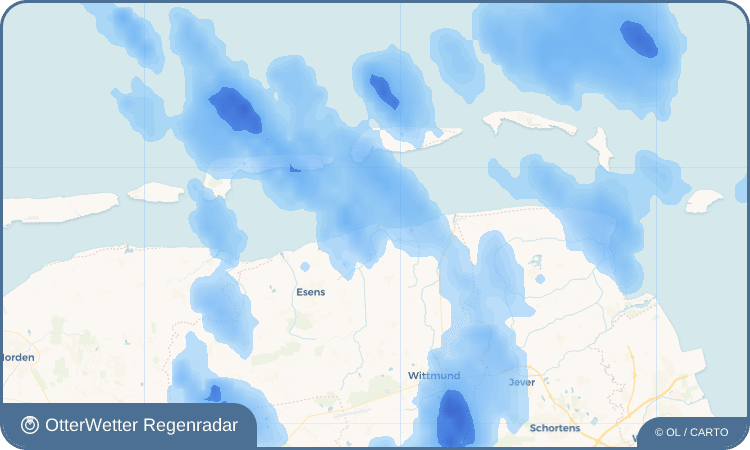 Widget-Vorschau für Neuharlingersiel Wetter-Widget-Vorschau mit Vorhersagedaten für Neuharlingersiel