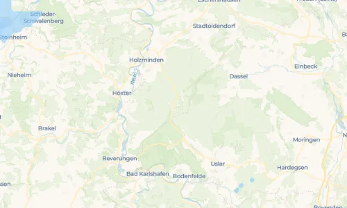 Regenradar Neuhaus im Solling: aktuelle Niederschläge in Neuhaus im Solling und Umgebung, Stand 23. Oktober 2026 um 11:20 Uhr