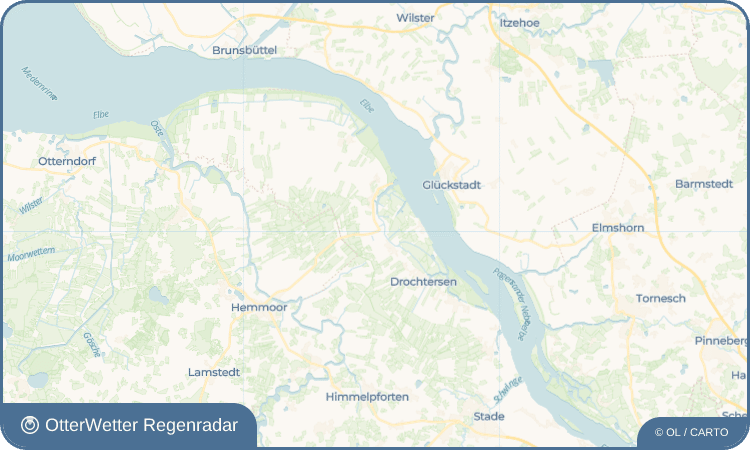 OtterWetter Regenradar-Widget Neuland