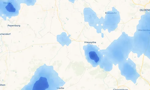 Regenradar Vorschaubild - Aktuelle Niederschläge in Neuscharrel und Umgebung