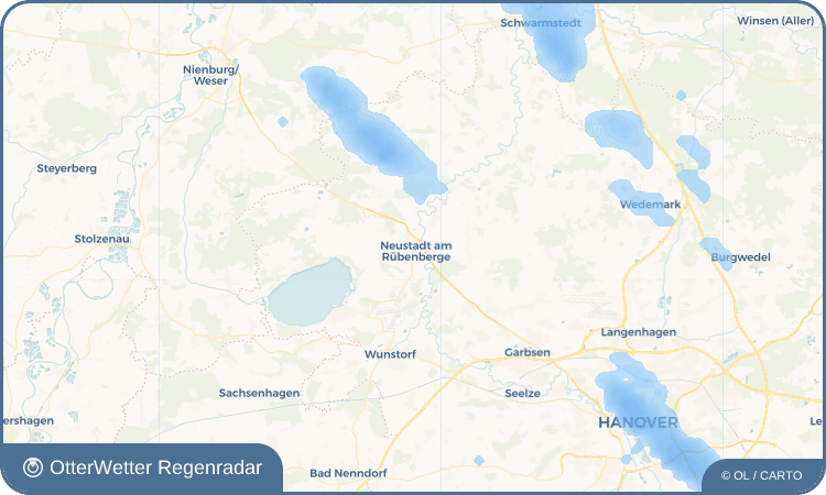 OtterWetter Regenradar-Widget Neustadt am Rübenberge