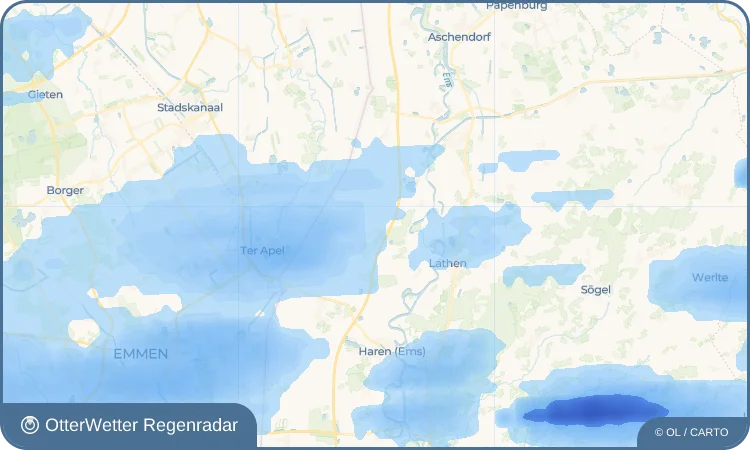 Widget-Vorschau für Neusustrum Wetter-Widget-Vorschau mit Vorhersagedaten für Neusustrum