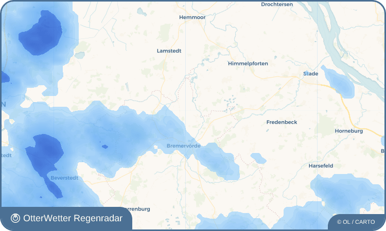 OtterWetter Regenradar-Widget Nieder Ochtenhausen
