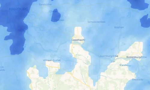 Regenradar Vorschaubild - Aktuelle Niederschläge in Niedermarschacht und Umgebung