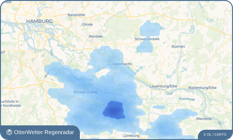 OtterWetter Regenradar-Widget Niedermarschacht