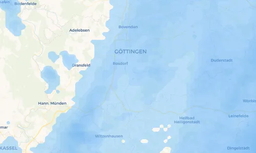 Regenradar Vorschaubild - Aktuelle Niederschläge in Niedernjesa und Umgebung