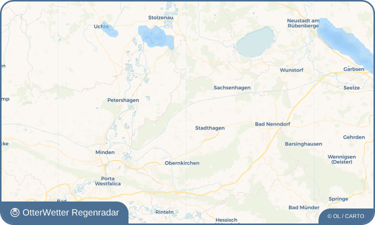 OtterWetter Regenradar-Widget Niedernwöhren