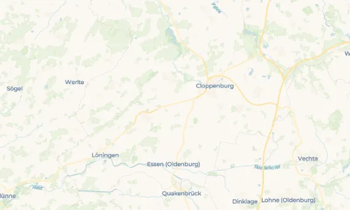 Regenradar Vorschaubild - Aktuelle Niederschläge in Nieholte und Umgebung