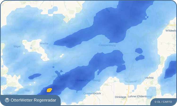 Wetter-Widget-Vorschau mit Vorhersagedaten für Nieholte