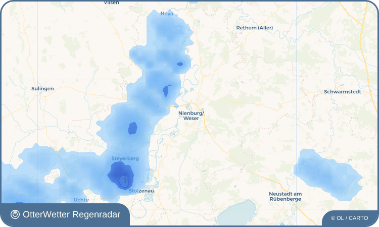 OtterWetter Regenradar-Widget Nienburg/Weser