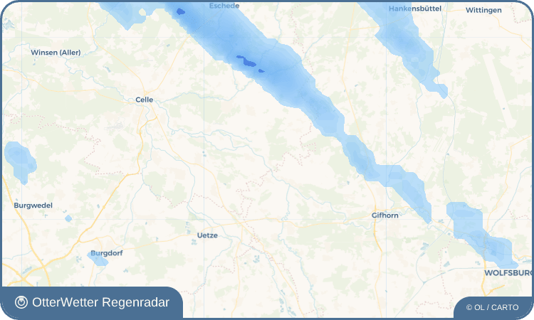 OtterWetter Regenradar-Widget Nienhof
