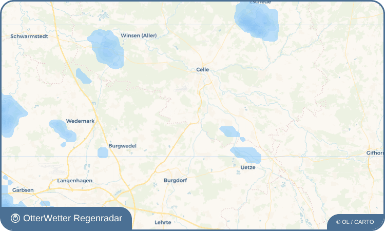 OtterWetter Regenradar-Widget Nienhorst