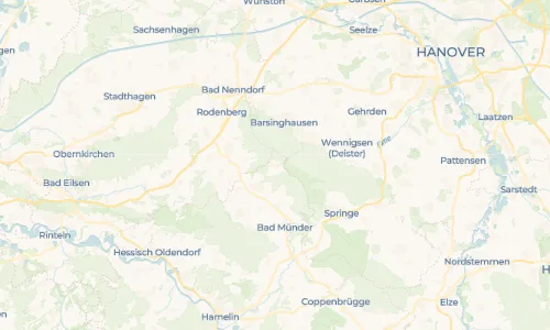 Regenradar Vorschaubild - Aktuelle Niederschläge in Nienstedt (Deister) und Umgebung