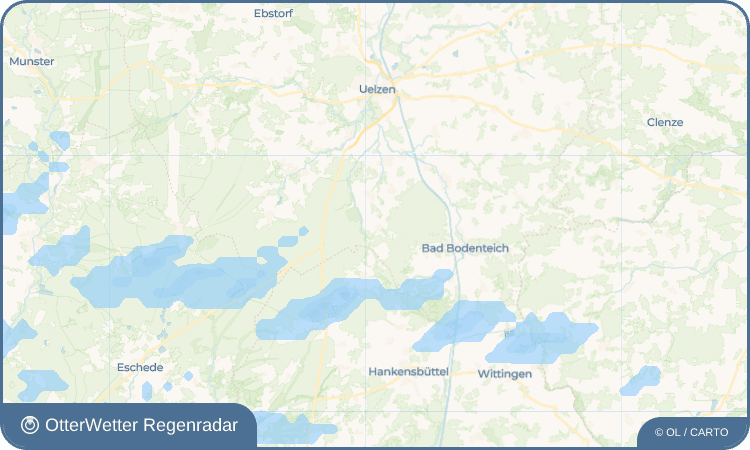 OtterWetter Regenradar-Widget Nienwohlde