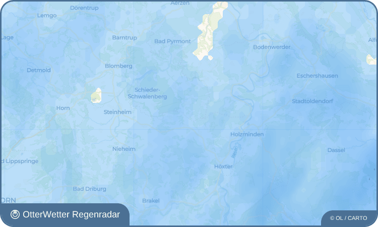 OtterWetter Regenradar-Widget Niese