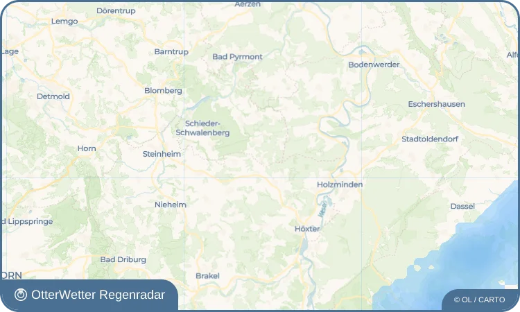 Wetter-Widget-Vorschau mit Vorhersagedaten für Niese