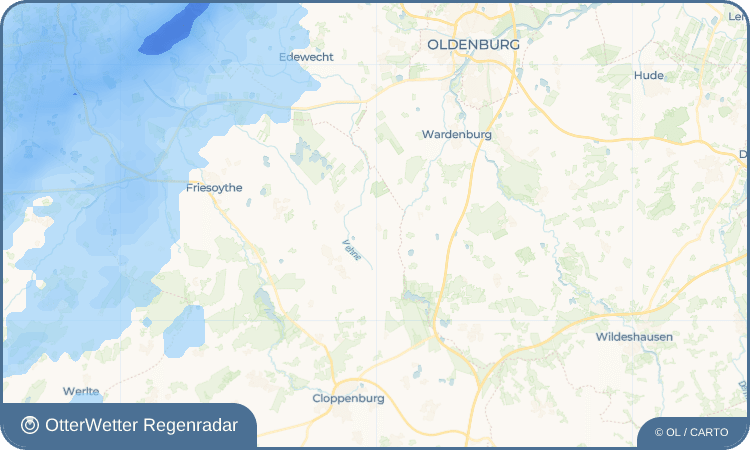 OtterWetter Regenradar-Widget Nikolausdorf