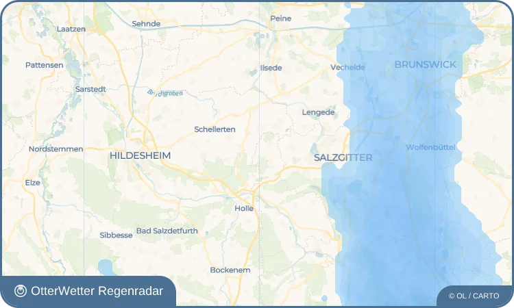 Wetter-Widget-Vorschau mit Vorhersagedaten für Nordassel